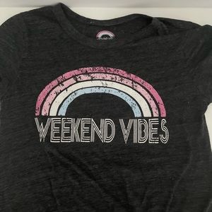 Girls Weekend Vibes Tee size 10-12